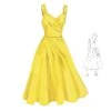 1950s Soul Dress -The J Peterman Shop 1950s soul dress yellow 185624