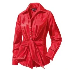 1953 Tie-Front Blouse