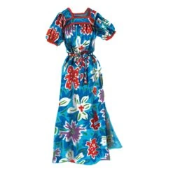 1970s Floral Dress
