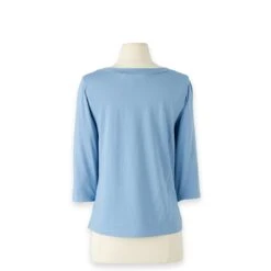 Boatneck Ballet Tee 28 Boatneck Ballet Tee -The J Peterman Shop J6524 BLISSFUL BLUE B2b clipped rev 1