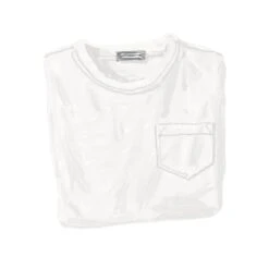 Short-Sleeve Vintage T-Shirt -The J Peterman Shop MSH 6607 WHITE B