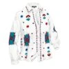 Embroidered Southwestern Shirt -The J Peterman Shop WF J8233 WHITE B