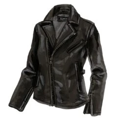 1930s European Motorcycle Jacket -The J Peterman Shop WL J8121 BLACK B