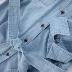 Adventurous Shirt-Dress -The J Peterman Shop adventurous shirt dress dark indigo 530018