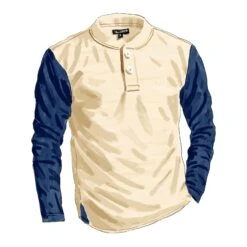 Authentic Baseball Sleeves 11 Authentic Baseball Sleeves -The J Peterman Shop authentic baseball sleeves cream navy 914489