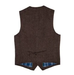 Back East Herringbone Vest -The J Peterman Shop back east herringbone vest brown 221645