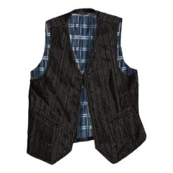 Back East Herringbone Vest -The J Peterman Shop back east herringbone vest charcoal 456400