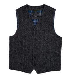 Back East Herringbone Vest -The J Peterman Shop back east herringbone vest charcoal 799691