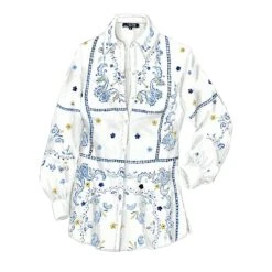 Bandana Embroidered Blouse