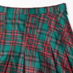 Beautiful Geometry Skirt 9 Beautiful Geometry Skirt -The J Peterman Shop beautiful geometry skirt green tartan 787970