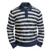 Breton Stripe Sailing Sweater -The J Peterman Shop breton stripe sailing sweater navy cream 320848