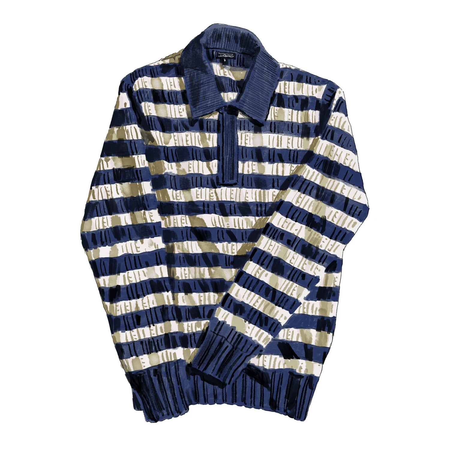 Breton Stripe Sailing Sweater 4 Breton Stripe Sailing Sweater - Image 2