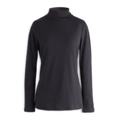 Cotton Jersey Turtleneck -The J Peterman Shop cotton jersey turtleneck black 713775