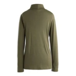 Cotton Jersey Turtleneck -The J Peterman Shop cotton jersey turtleneck forest green 725356