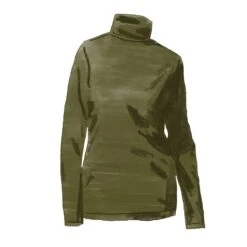 Cotton Jersey Turtleneck -The J Peterman Shop cotton jersey turtleneck forest green 915836