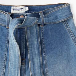 Cropped Wide Leg Jean -The J Peterman Shop cropped wide leg jean medium indigo 123708