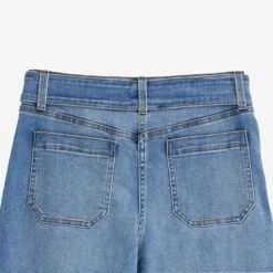 Cropped Wide Leg Jean -The J Peterman Shop cropped wide leg jean medium indigo 228417