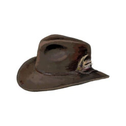 Crushable Outback Hat -The J Peterman Shop crushable outback hat brown 105068