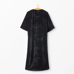 Crushed Velvet Caftan -The J Peterman Shop crushed velvet caftan black 689731