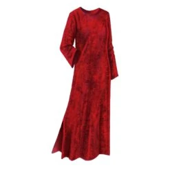 Crushed Velvet Caftan -The J Peterman Shop crushed velvet caftan scarlet 761124