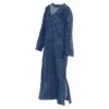 Denim Caftan -The J Peterman Shop denim caftan dark indigo 185571