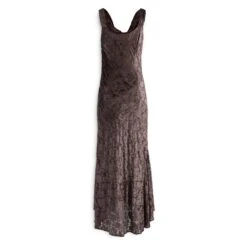 Devoré Velvet Evening Dress 7 Devoré Velvet Evening Dress -The J Peterman Shop devore velvet evening dress brown 725321