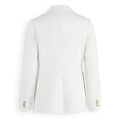 Double-Breasted Linen Blazer -The J Peterman Shop double breasted linen blazer off white 338153