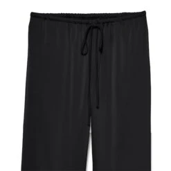 Drawcord Crinkle Pants -The J Peterman Shop drawcord crinkle pants jet black 799589