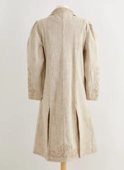 Edwardian Embroidered Duster 12 Edwardian Embroidered Duster -The J Peterman Shop edwardian embroidered duster natural 514345