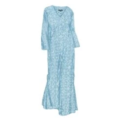 Embroidered Eyelet Caftan 11 Embroidered Eyelet Caftan -The J Peterman Shop embroidered eyelet caftan blue cream 809758