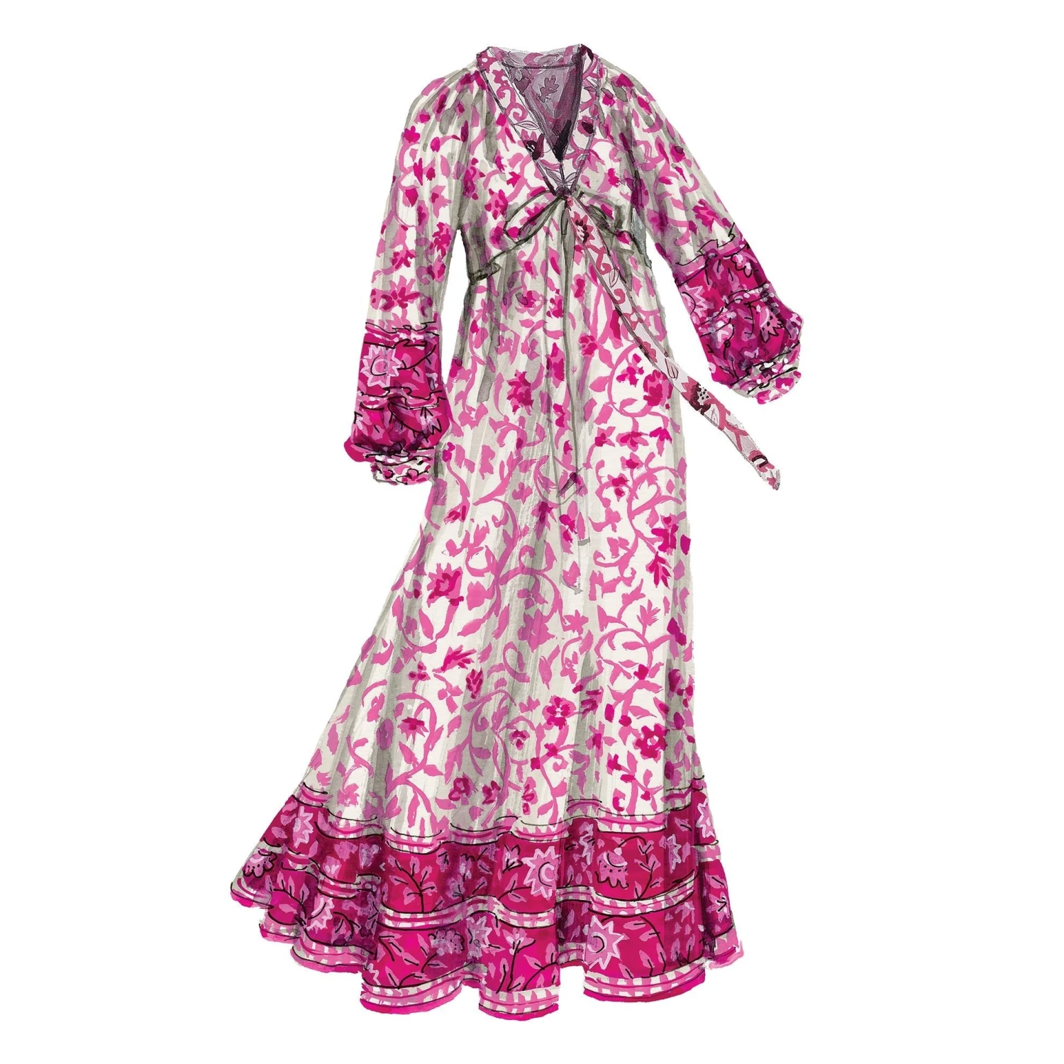 English Garden Caftan 6 English Garden Caftan - Image 4