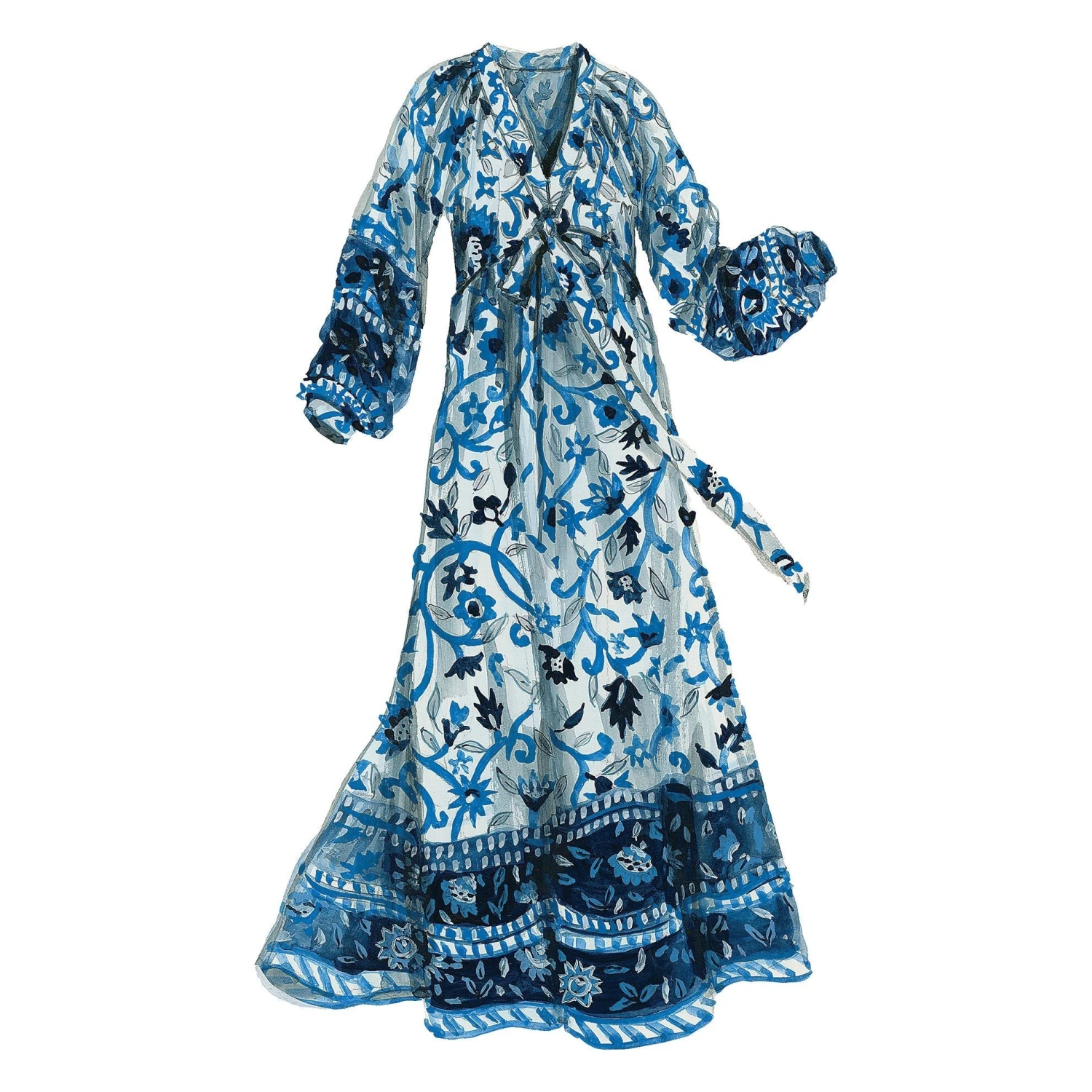 English Garden Caftan 3 English Garden Caftan