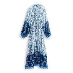 English Garden Caftan 12 English Garden Caftan -The J Peterman Shop english garden caftan blue white 753374
