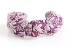 Eyelet Knotted Headband -The J Peterman Shop eyelet knotted headband spring blue 236726