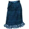 Eyelet Skirt -The J Peterman Shop eyelet skirt navy 500780