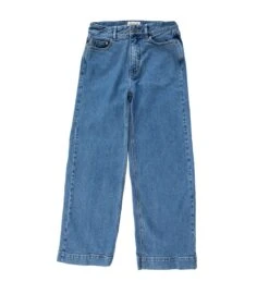 Five Pocket Denim Wide Legs -The J Peterman Shop five pocket denim wide legs dark indigo 178298