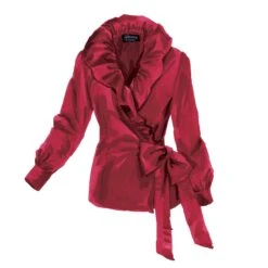 Flamenco Christmas Blouse -The J Peterman Shop flamenco christmas blouse christmas red 199684