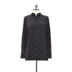 Floral Button Down -The J Peterman Shop floral button down navy floral 395679