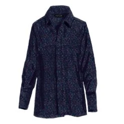 Floral Button Down -The J Peterman Shop floral button down navy floral 540077