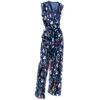 Floral Wide Leg Jumpsuit -The J Peterman Shop floral wide leg jumpsuit black floral 875565