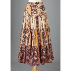 Florentina Ikat Maxi Skirt 8 Florentina Ikat Maxi Skirt -The J Peterman Shop florentina ikat maxi skirt multi ikat 190796