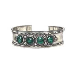 Four Stones Sterling Silver Cuff