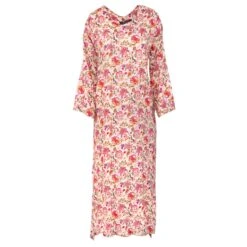 Garam Masala Caftan -The J Peterman Shop garam masala caftan pink cream 903132