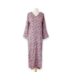 Garam Masala Caftan -The J Peterman Shop garam masala caftan pink green 217653