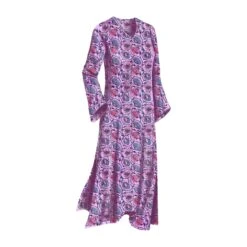 Garam Masala Caftan -The J Peterman Shop garam masala caftan pink green 857333