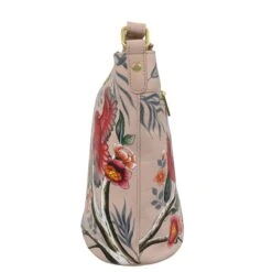 Hand-Painted Cardinals Leather Bucket Bag -The J Peterman Shop hand painted cardinals leather bucket bag cardinal 410938