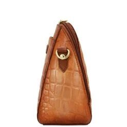 Hand Painted Croc Embossed Travel Organizer -The J Peterman Shop hand painted croc embossed travel organizer caramel 490506