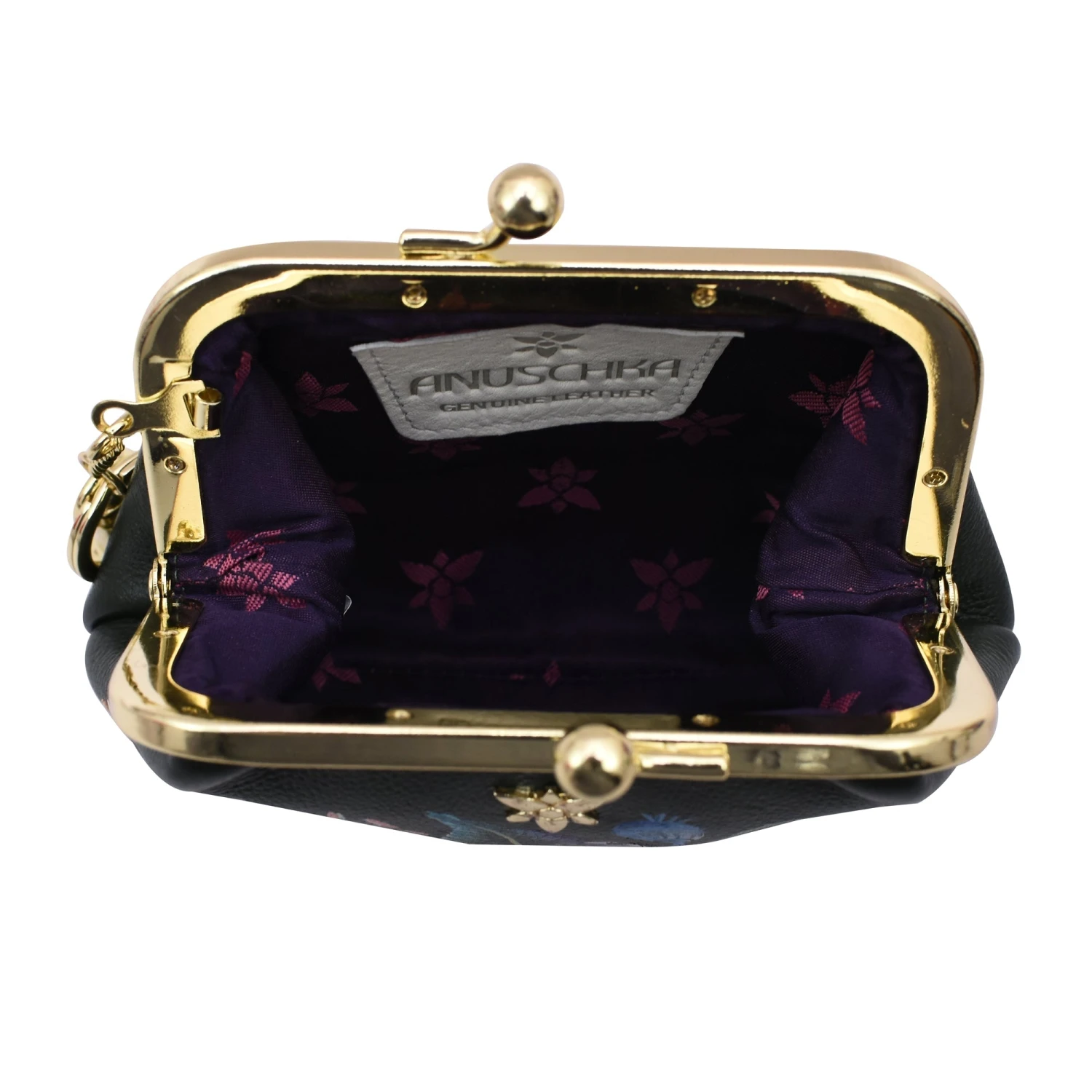 Hand-Painted Leather Coin Purse 11 Hand-Painted Leather Coin Purse - Image 9