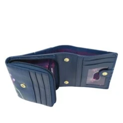 Hand Painted Small Two-Fold Organizer Wallet -The J Peterman Shop hand painted small two fold organizer wallet moonlight meadow 440546