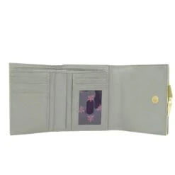 Hand Painted Two-Fold Wallet With RFID -The J Peterman Shop hand painted two fold wallet with rfid magnolia taupe 487687